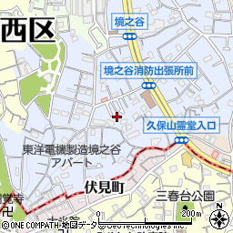 神奈川県横浜市西区境之谷74-7周辺の地図