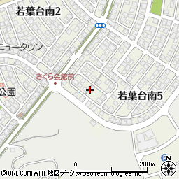 鳥取県鳥取市若葉台南5丁目3周辺の地図