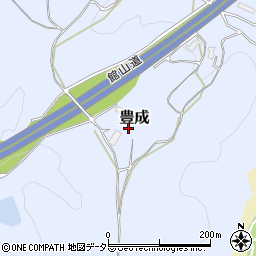 千葉県市原市豊成周辺の地図