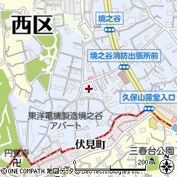 神奈川県横浜市西区境之谷74-11周辺の地図