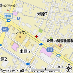 河合楽器米子店周辺の地図