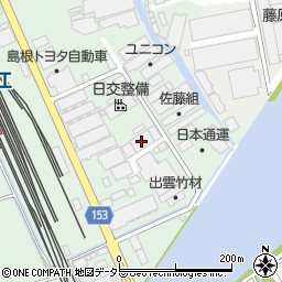松江電装周辺の地図