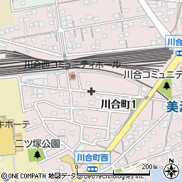 〒505-0022 岐阜県美濃加茂市川合町の地図