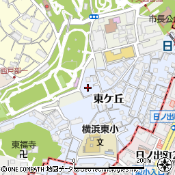 神奈川県横浜市西区東ケ丘48周辺の地図