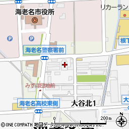 ヤマト運輸海老名大谷宅急便センター周辺の地図