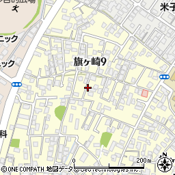 鳥取県米子市旗ヶ崎9丁目周辺の地図