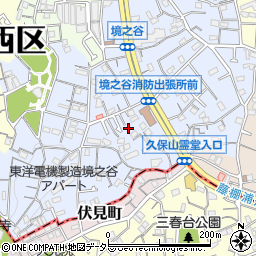 神奈川県横浜市西区境之谷78-1周辺の地図
