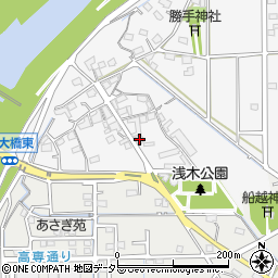 岐阜県本巣市海老50周辺の地図