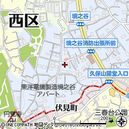 神奈川県横浜市西区境之谷74-20周辺の地図