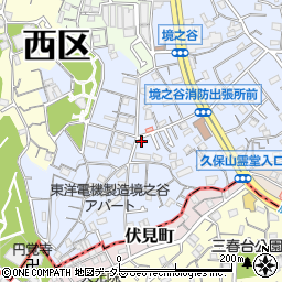 神奈川県横浜市西区境之谷74-19周辺の地図