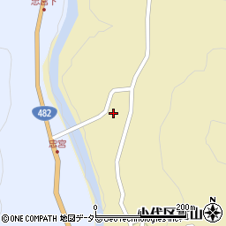 兵庫県美方郡香美町小代区實山174周辺の地図