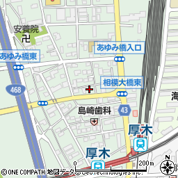神奈川県海老名市河原口1丁目周辺の地図