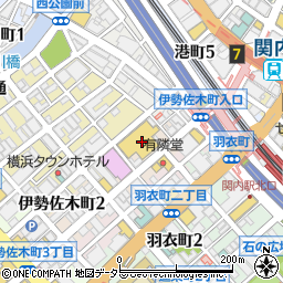 ユニクロカトレヤプラザ伊勢佐木店周辺の地図