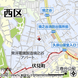 神奈川県横浜市西区境之谷74-22周辺の地図