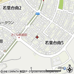 鳥取県鳥取市若葉台南5丁目4-5周辺の地図