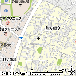 鳥取県米子市旗ヶ崎9丁目8周辺の地図