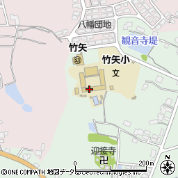 松江市立　竹矢幼稚園周辺の地図