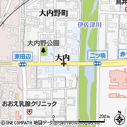 京都府舞鶴市大内周辺の地図