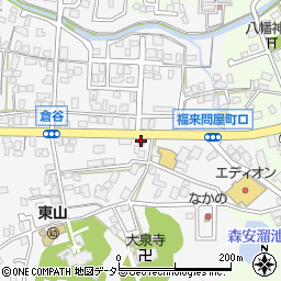 舞鶴倉谷郵便局周辺の地図
