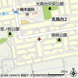 千葉県市原市光風台1丁目167周辺の地図
