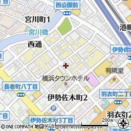 神奈川県横浜市中区福富町仲通周辺の地図