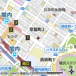 横浜信用金庫関内本部周辺の地図