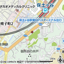 名鉄協商保土ケ谷駅前駐車場周辺の地図