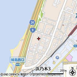 松江地区　日韓親善協会周辺の地図