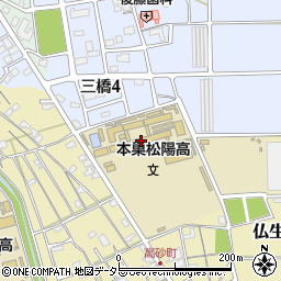 岐阜県立本巣松陽高等学校周辺の地図