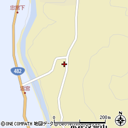 兵庫県美方郡香美町小代区實山177周辺の地図