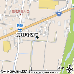 鳥取県米子市淀江町佐陀735-6周辺の地図