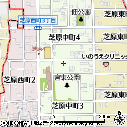 岐阜県本巣郡北方町芝原中町3丁目26周辺の地図