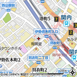 ソフトバンク伊勢佐木モール周辺の地図