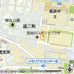 岐阜県岐阜市道三町24周辺の地図