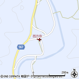 京都府舞鶴市西方寺288周辺の地図