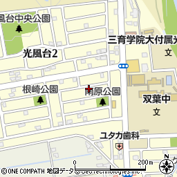 千葉県市原市光風台1丁目305周辺の地図