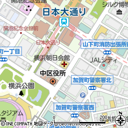ＪＰＲ横浜日本大通ビル周辺の地図