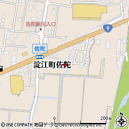 鳥取県米子市淀江町佐陀845-18周辺の地図