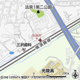 ドット・ラインゴルフ法泉町店周辺の地図