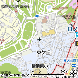神奈川県横浜市西区東ケ丘46-2周辺の地図