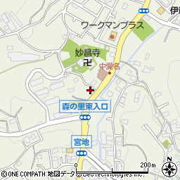 神奈川県厚木市愛名302周辺の地図