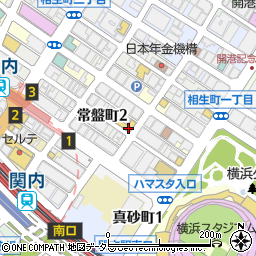 松屋関内ベイスターズ通り店周辺の地図