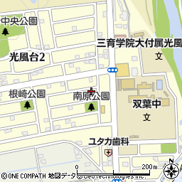 千葉県市原市光風台1丁目302周辺の地図