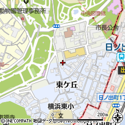 神奈川県横浜市西区東ケ丘46周辺の地図