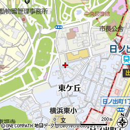 神奈川県横浜市西区東ケ丘46周辺の地図