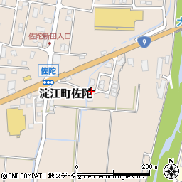 鳥取県米子市淀江町佐陀834-12周辺の地図
