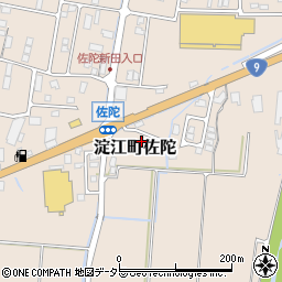 鳥取県米子市淀江町佐陀845周辺の地図