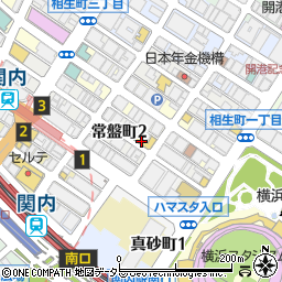 亀松 関内ベイスターズ通り店周辺の地図