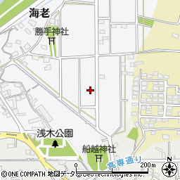 岐阜県本巣市海老130周辺の地図