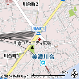 カレーハウスＣｏＣｏ壱番屋美濃加茂川合店周辺の地図